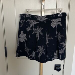 J. Jill Black and White Patterned Skirt